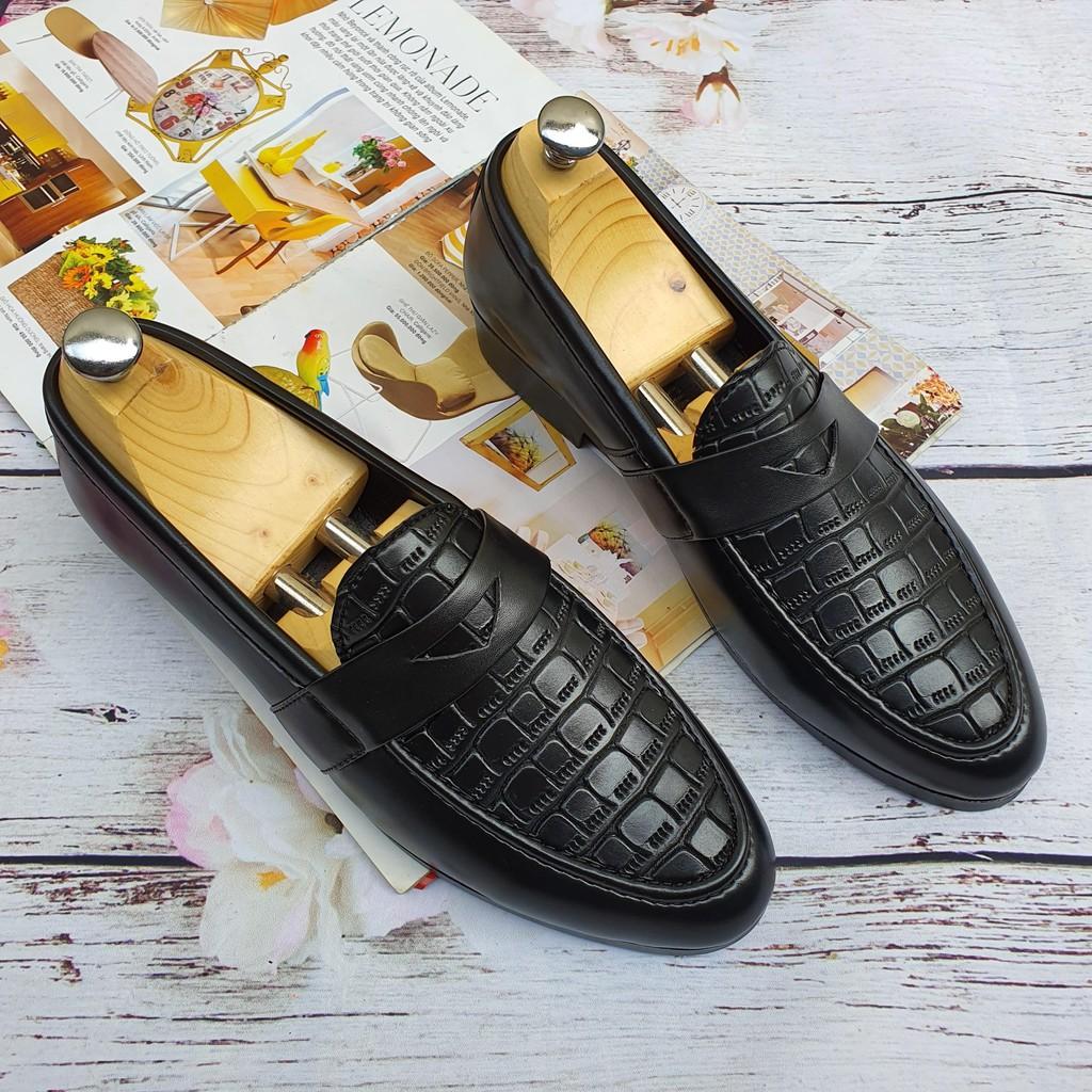 GIÀY TÂY NAM LỊCH LÃM DA DẬP VÂN