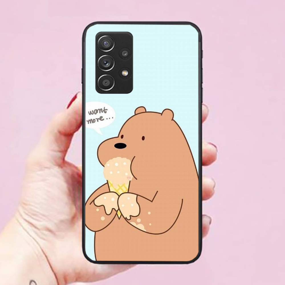 Ốp lưng điện thoại dành cho Ốp Lưng Samsung Galaxy A52-5G hình Chú Gấu Dễ Thương