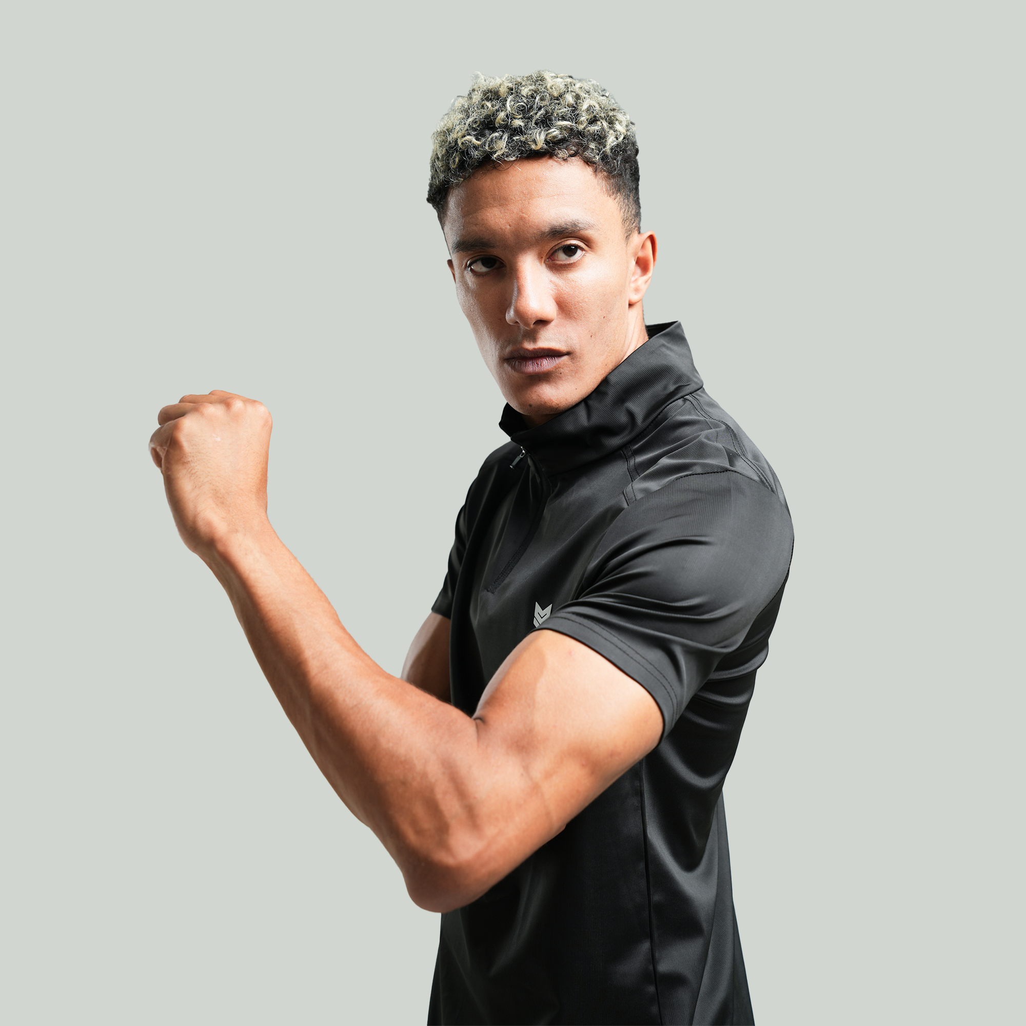Áo ngắn tay Redikick Half zip Training Top co giãn Bóng Rổ Pickle ball Gym Chạy Bộ Bóng Đá Tennis