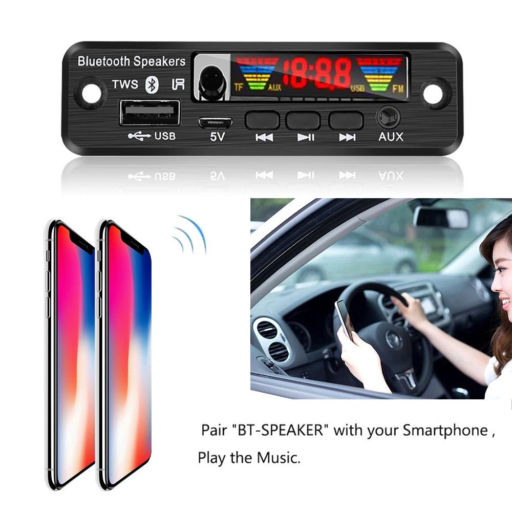 Bảng mạch giải mã âm thanh Mp3 bluetooth 5.0 Aux usb cho xe hơi