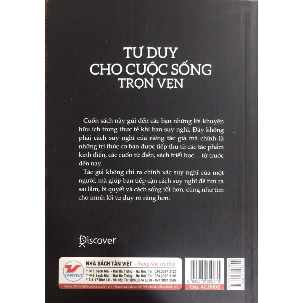 Sách - Tư Duy Cho Cuộc Sống Trọn Vẹn - Tân Việt Books