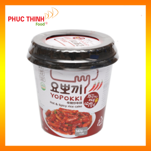 Bánh gạo Hàn Quốc YOPOKKI vị Siêu cay cốc 120g