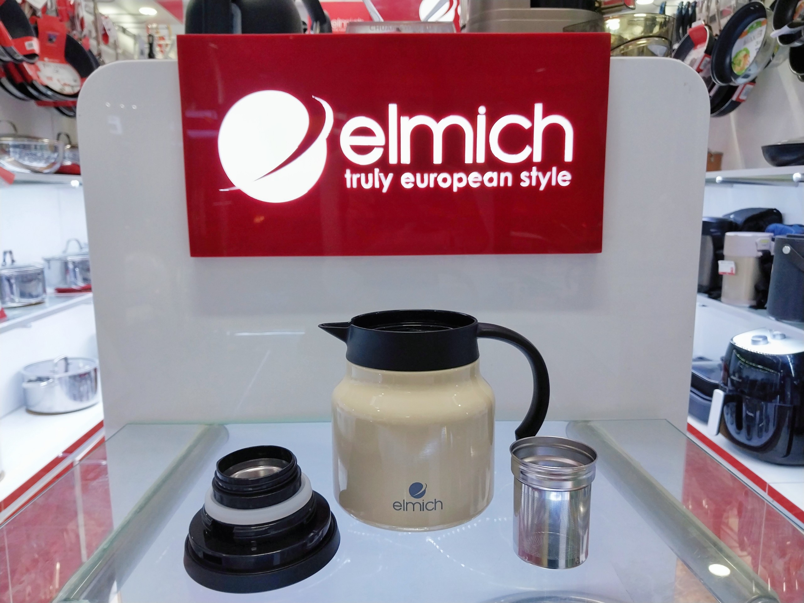 Bình giữ nhiệt gia đình inox 304 Elmich EL8299 dung tích 900ml