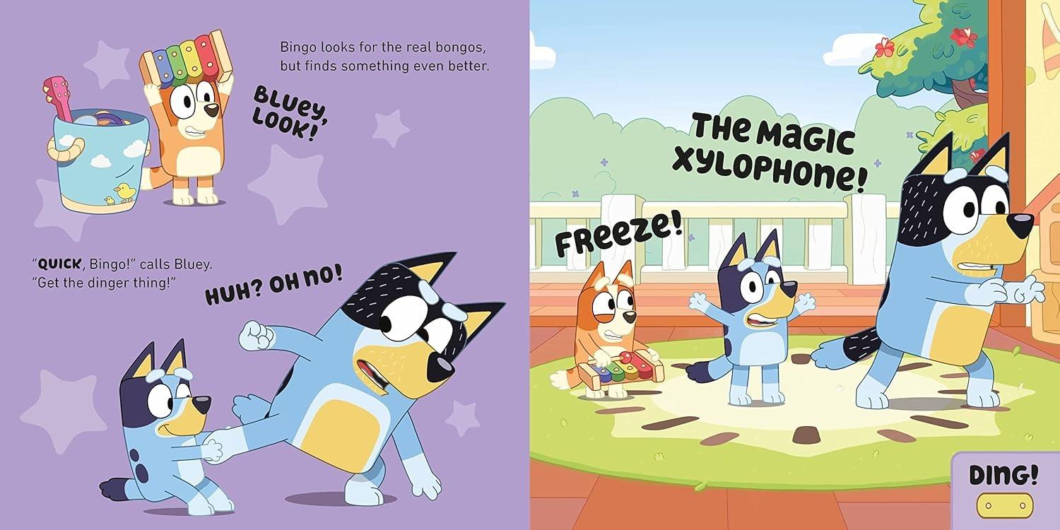 Sách ngoại văn: Bluey - Magic Xylophone Sound Book