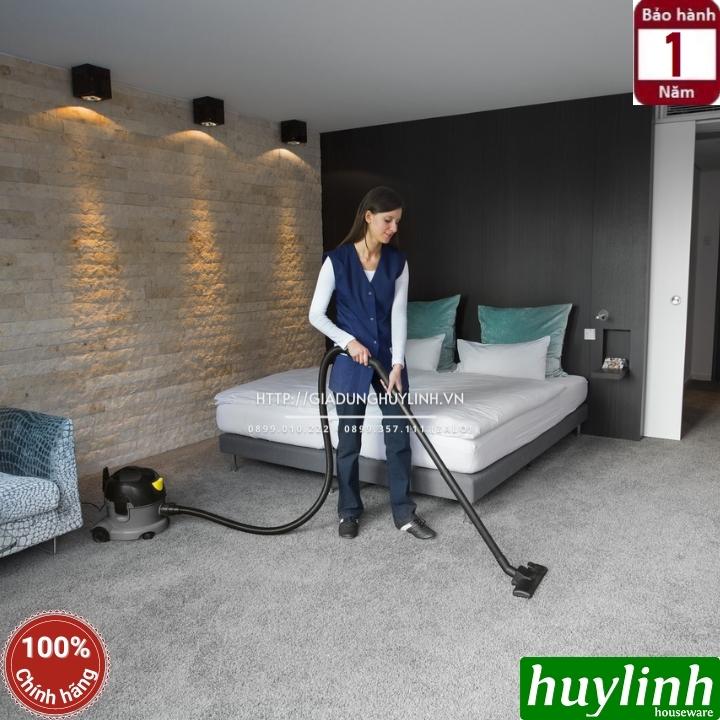 Máy hút bụi khô công nghiệp Karcher T8/1 Classic - Dung tích 8 lít - Thương hiệu Đức - Hàng chính hãng - Công suất tối đa 1600W