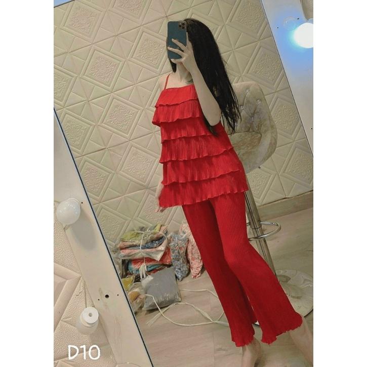 SET BỘ ĐỒ DÀI NỮ ÁO LỚP TẦNG SIÊU ĐẸP SANG TRỌNG CHO CÁC CHỊ EM VALENTINA SHOP