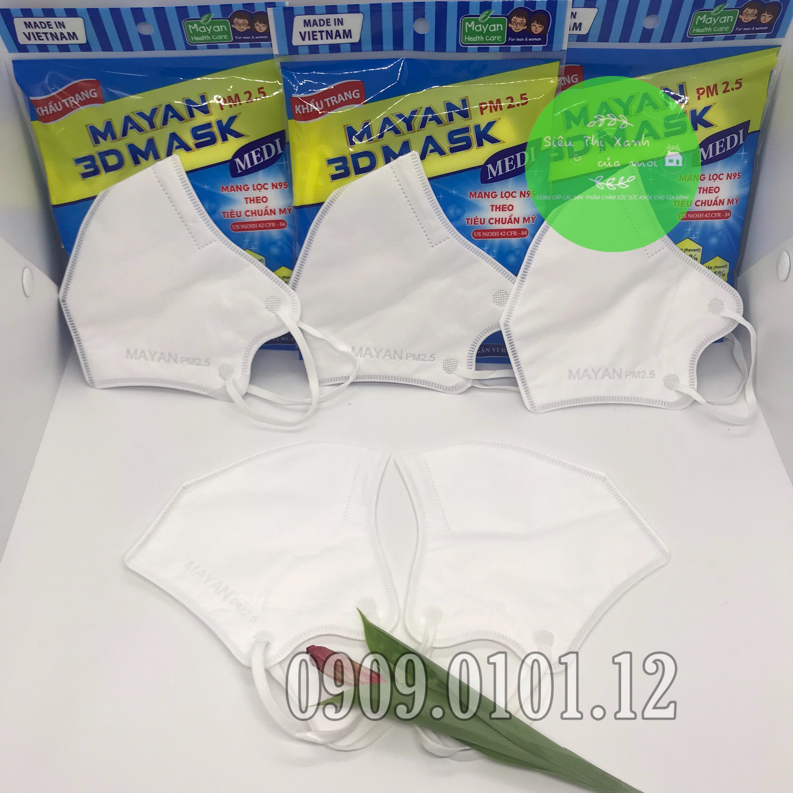 Khẩu Trang 3D Người Lớn Cao Cấp