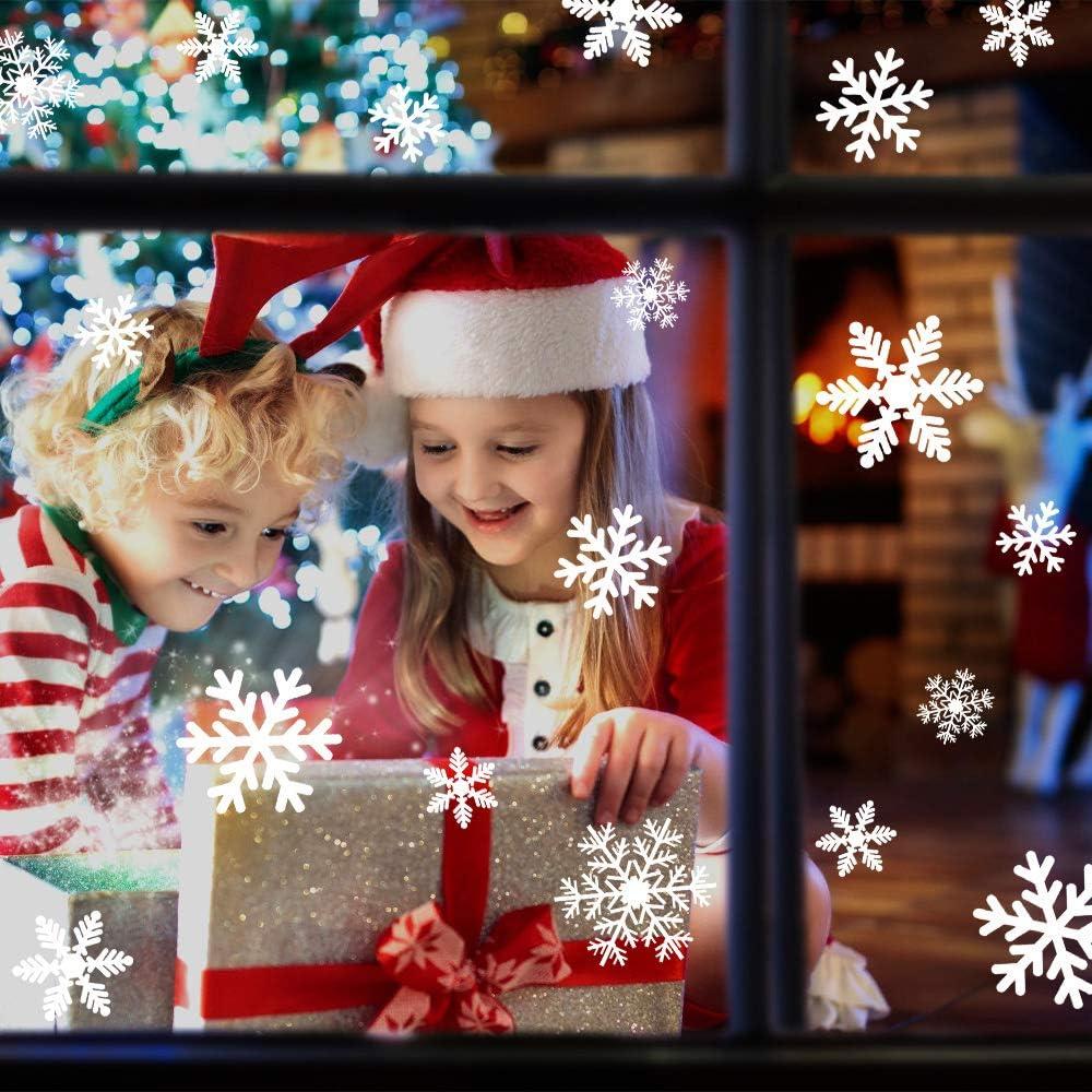 27 cái cửa sổ Giáng sinh hấp phụ Phim Snowflake Decal cho trang trí trang trí Giáng sinh Trang trí cửa sổ