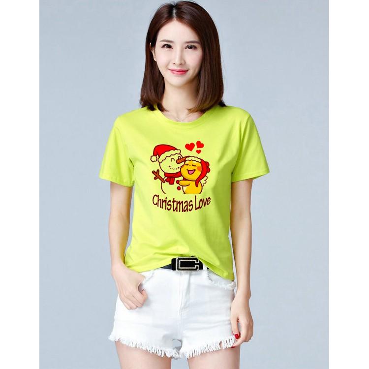 Áo Thun form rộng nam nữ đều mặc được in hình Noel ATNK1156