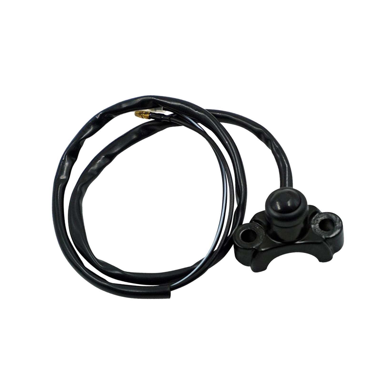 Universal Motorcycle Handlebar Switch for Motorbike Light Bar ATV Black