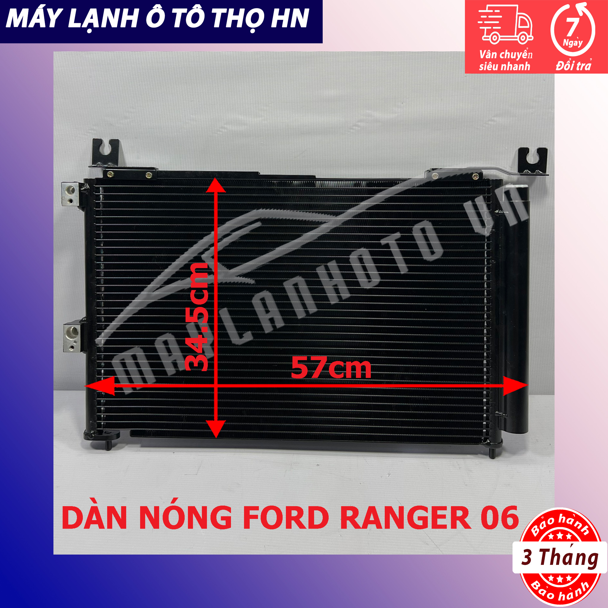 Dàn nóng Ford Ranger 2005 Hàng xịn Thái Lan