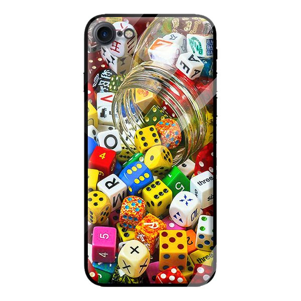 Ốp lưng kính cường lực cho iPhone 7 MÀU SẮC 3 - Hàng chính hãng