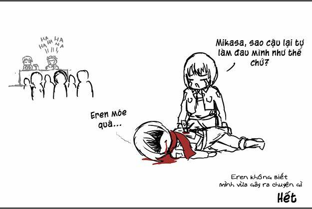 đại chiến titan - doujinshi về eremika chapter 8 11