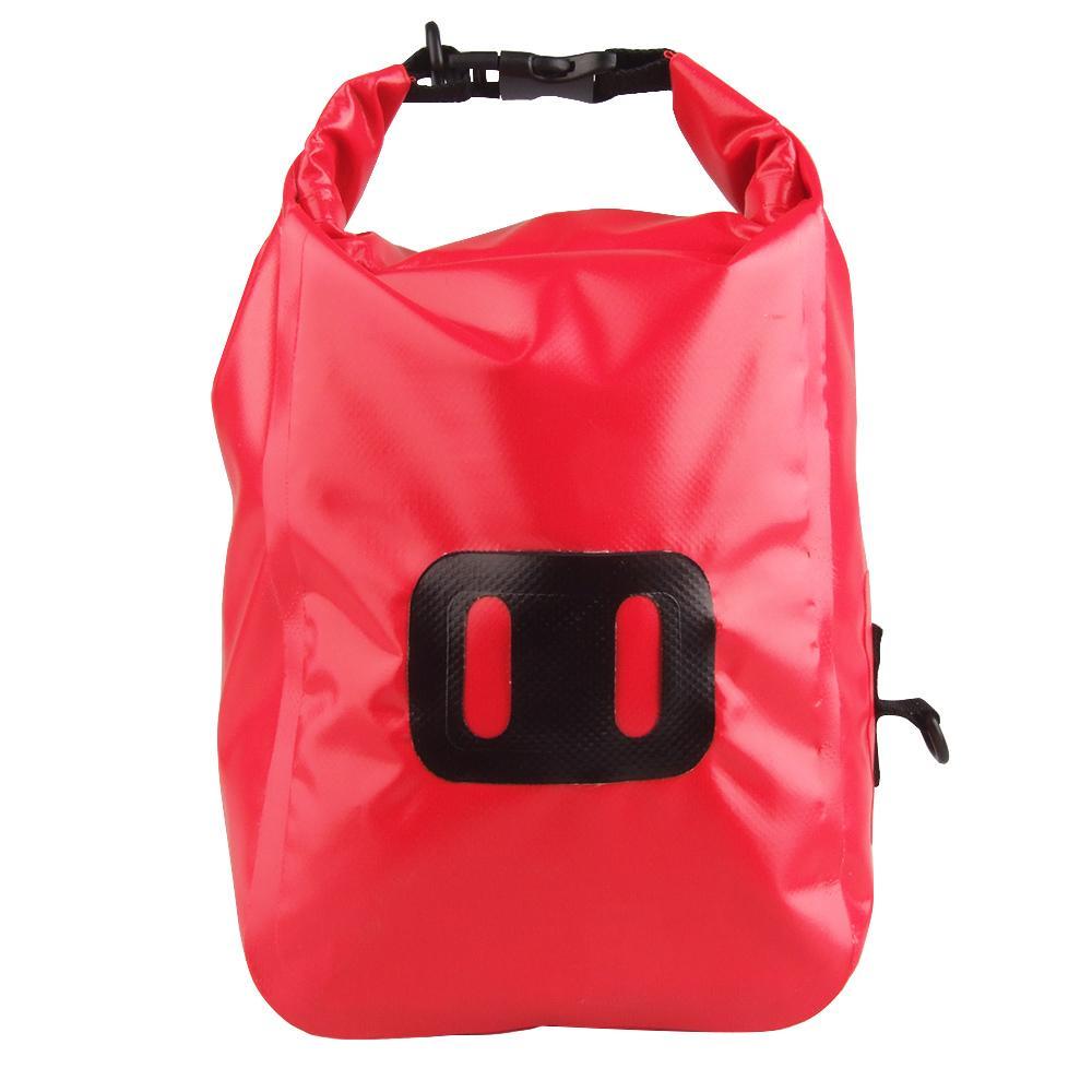 5L Empty Waterproof Emergency First Aid Kit Bag + Camping Raincoat Poncho
