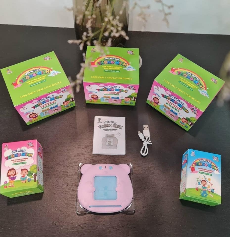 Máy đọc thẻ song ngữ Anh Việt, Máy đọc thẻ tiếng Anh loại 255 thẻ Flashcard 510 từ vựng