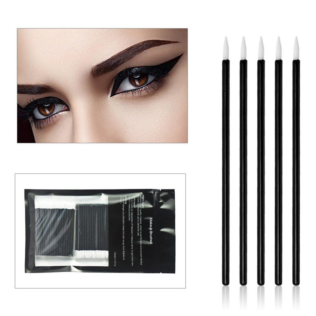 Disposable Applicator for Make Up Wands Mascara for Lips Eyeliner - Pink, as