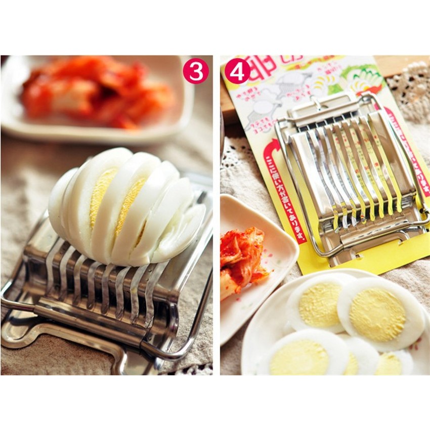 Khuôn cắt trứng inox thông minh - Hàng nội địa Nhật