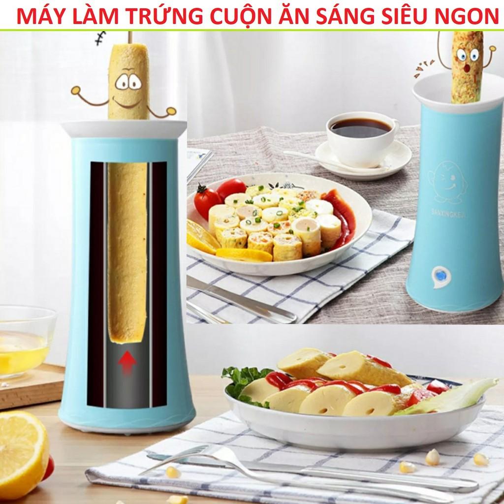 Máy làm trứng cuộn ăn sáng ăn vặt tự động siêu ngon loại tốt tiện dụng nhanh chóng