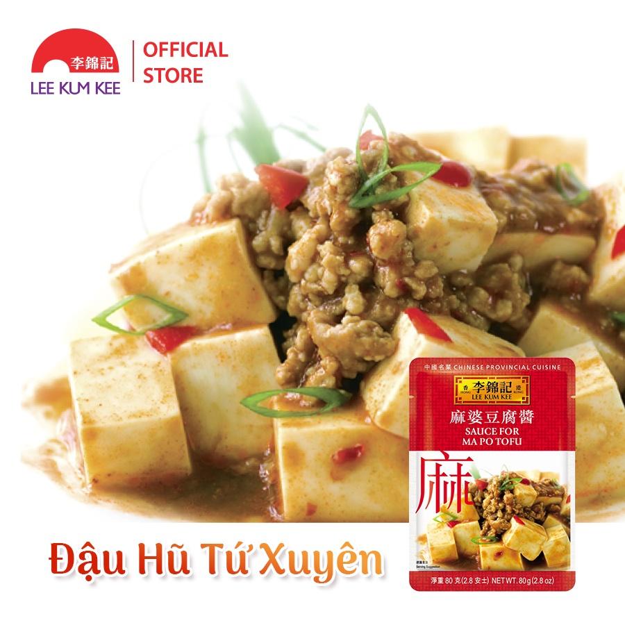 Combo 3 gói Sốt tiện dụng Lee Kum Kee Đậu hũ Tứ Xuyên80g