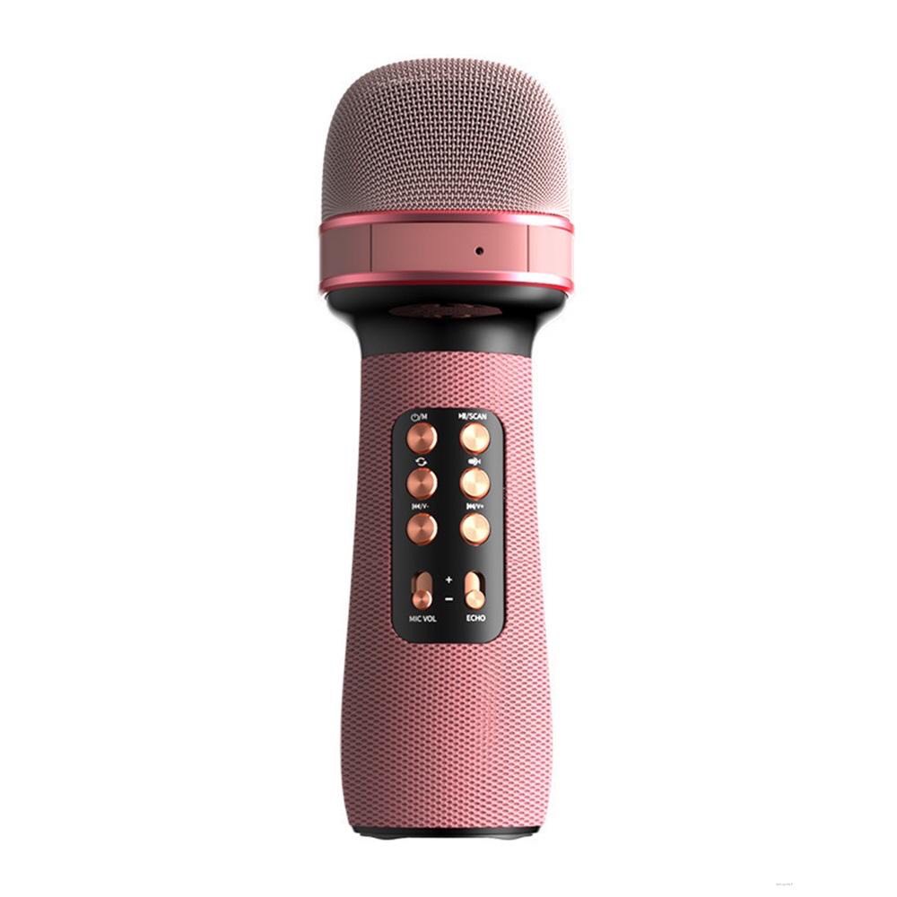 Micro Karaoke Bluetooth Cao Cấp CV Tích Hợp Loa Bass Siêu Trầm Không Dây, {Âm Thanh Đa Hướng 360°} Lan Tỏa Mạnh Mẽ, Mic Bắt Giọng Cực Tốt, Pin Trâu, Hỗ Trợ Nghe Gọi, USB, Thẻ Nhớ, Thay Đổi Giọng, FM Radio, Tín Hiệu Âm Thanh Ra - Hàng Chính Hãng