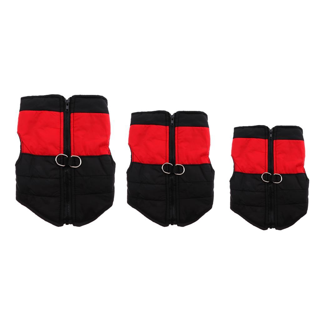 Dog Winter Warm Coat Vest Waterproof Jacket Down Vest Puppy Clothes