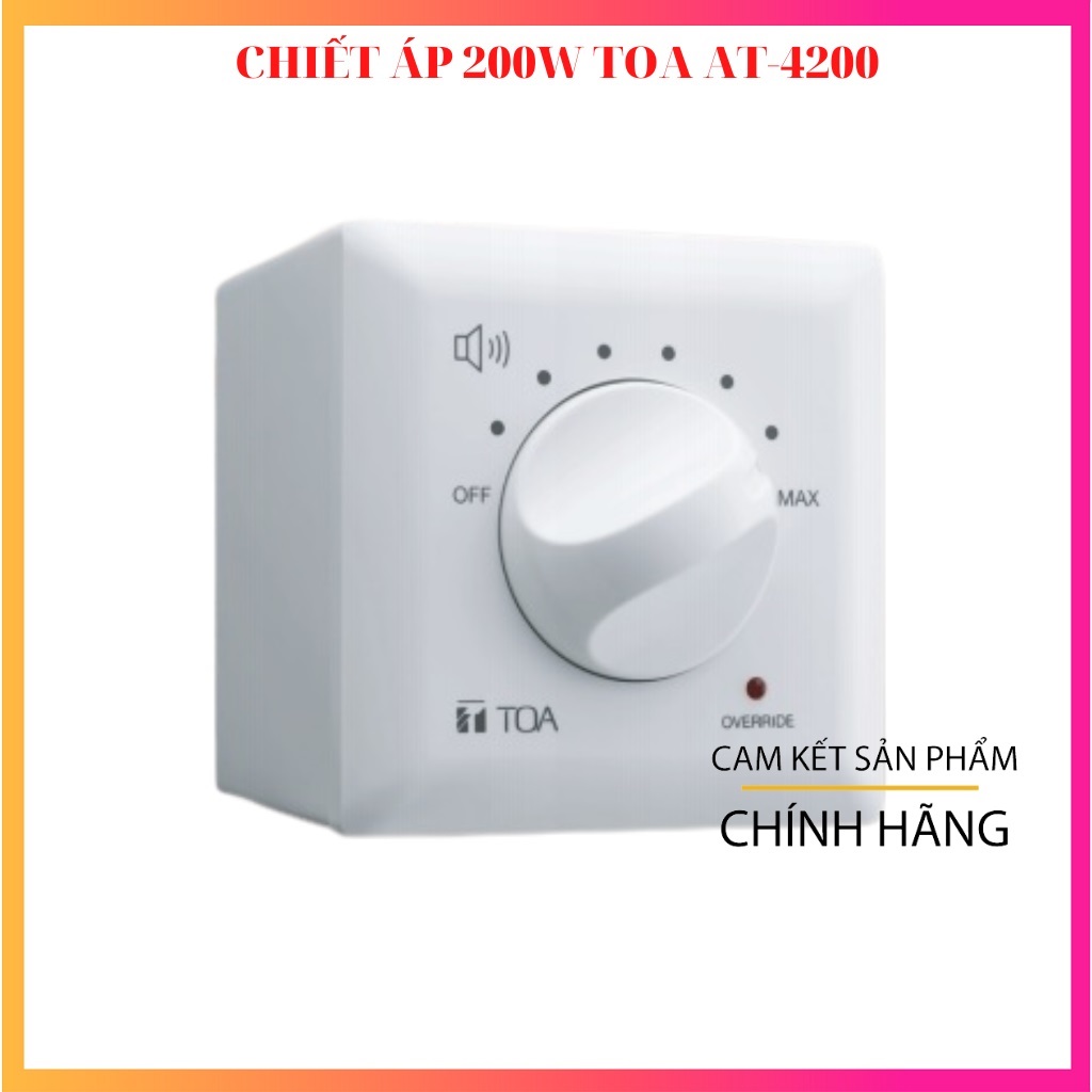 Chiết áp điều chỉnh âm lượng 200W TOA AT-4200 - Hàng Chính Hãng