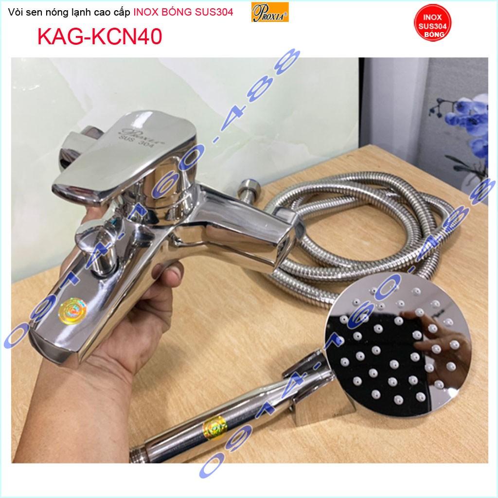 Vòi sen nóng lạnh inox bóng gương trọn bộ bòi sen tắm nóng lạnh nước mạnh sử dụng tốt