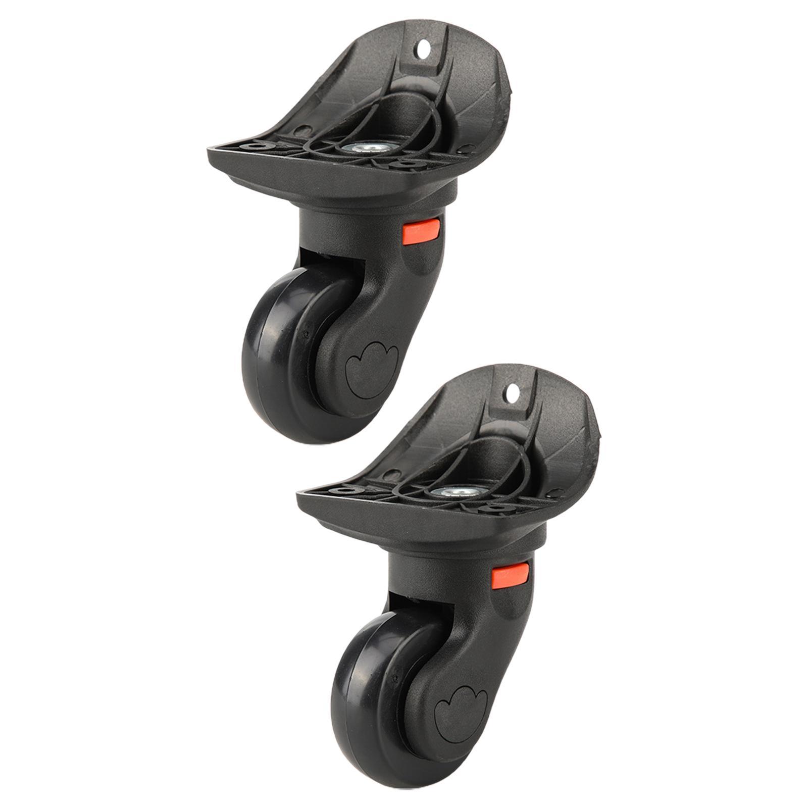 2Pcs Luggage Wheels Suitcase Wheels Swivel Casters Dual Roller Replacement Repair Luggage Box Universal Luggage Suitcase Replacement Wheels