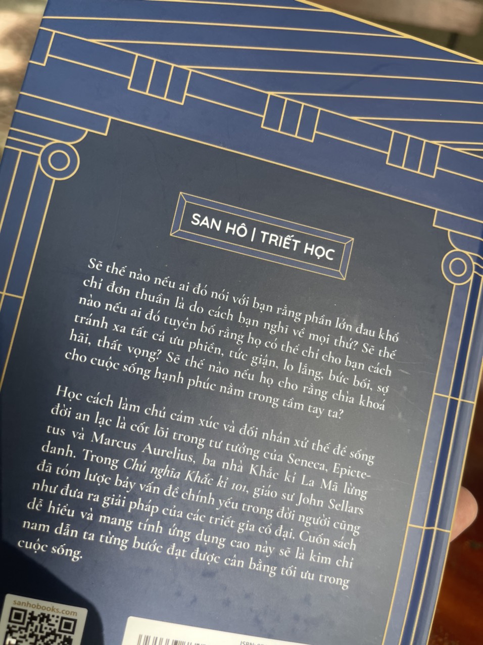 (Bìa Cứng) Lessons in Stoicism - CHỦ NGHĨA KHẮC KỈ 101 – San Hô Books