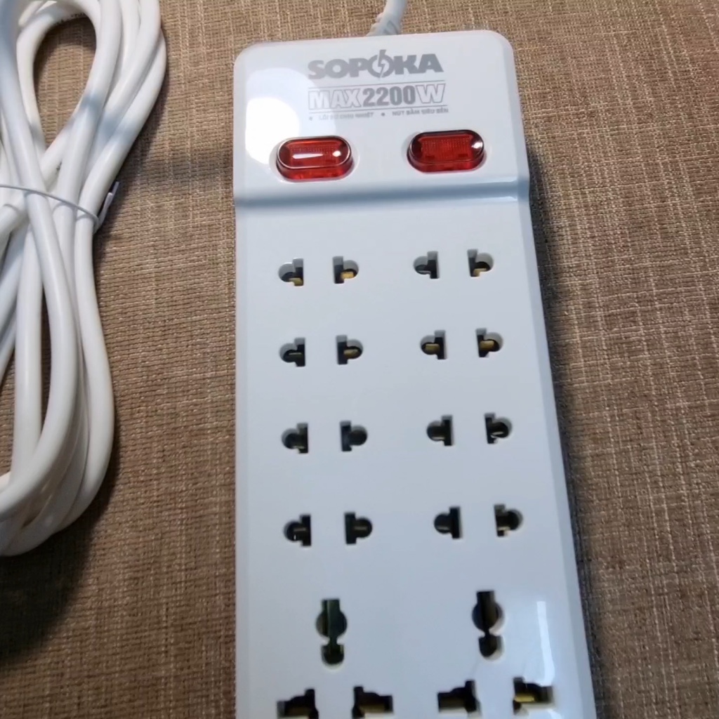 Ổ cắm điện SOPOKA 10 ổ