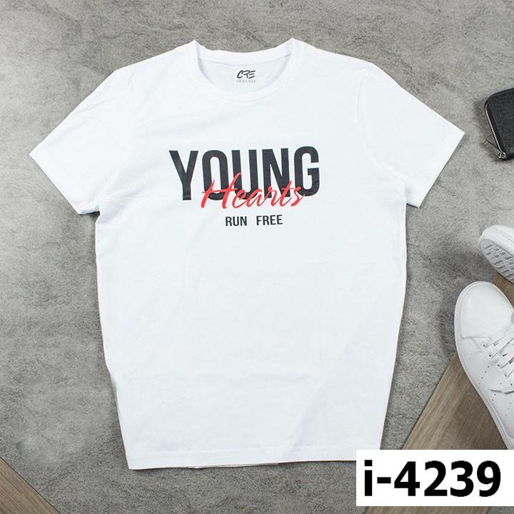 Áo Phông Nam In Chữ YOUNG Đơn Giản