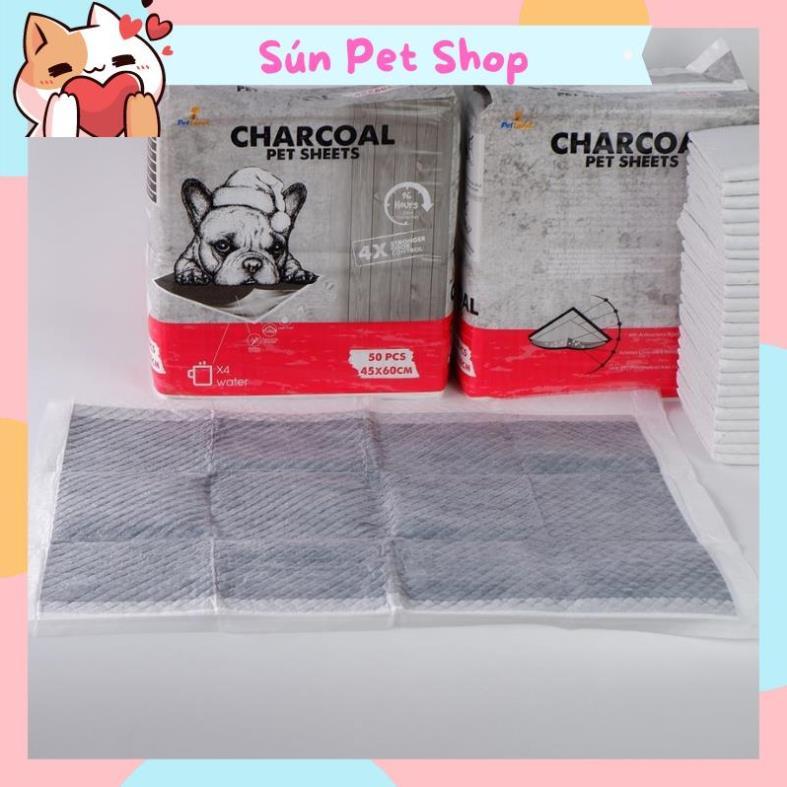 Tã lót chuồng cho chó mèo Charcoal than hoạt tính