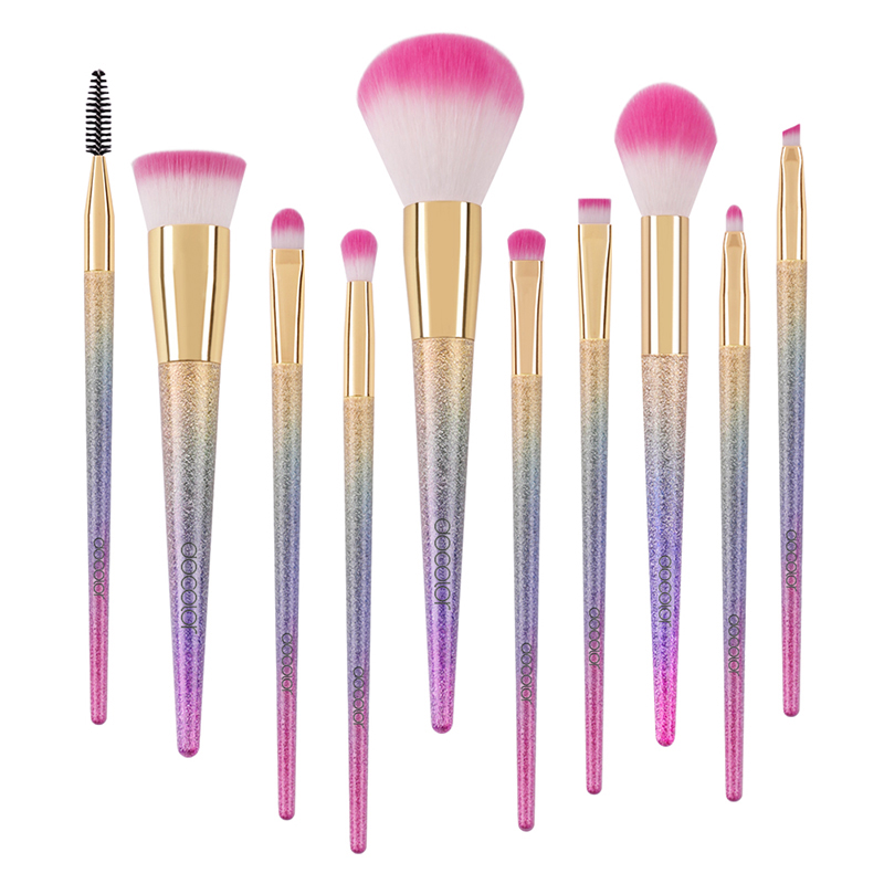 Bộ Cọ Trang Điểm Docolor 10 Pieces Fantasy Brush Set