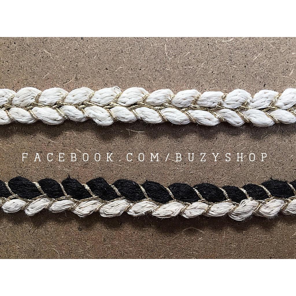 Dây cotton bện thừng trang trí