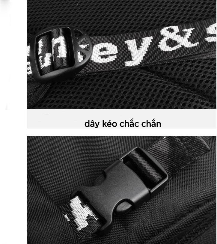 Balo Nam Phát Sáng Có Sạc USB, Khóa Chống Chộm, Chống Nước Balo Đi Học Cao Cấp