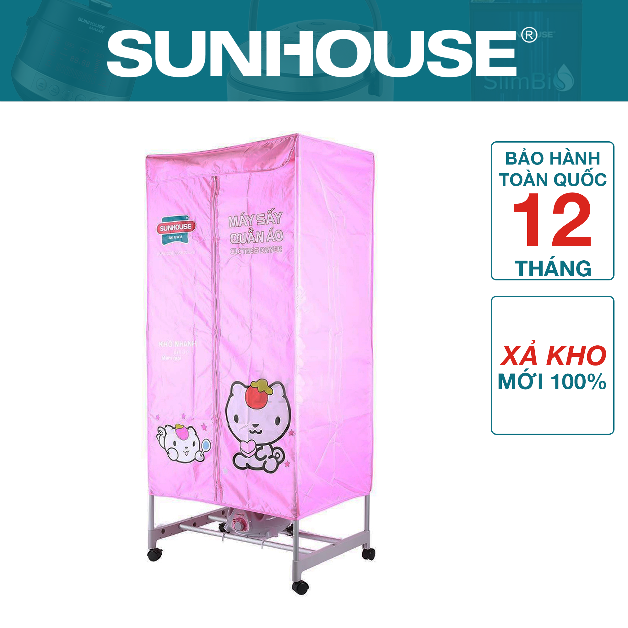 Máy Sấy Quần Áo Sunhouse SHD2701 - Hàng chính hãng