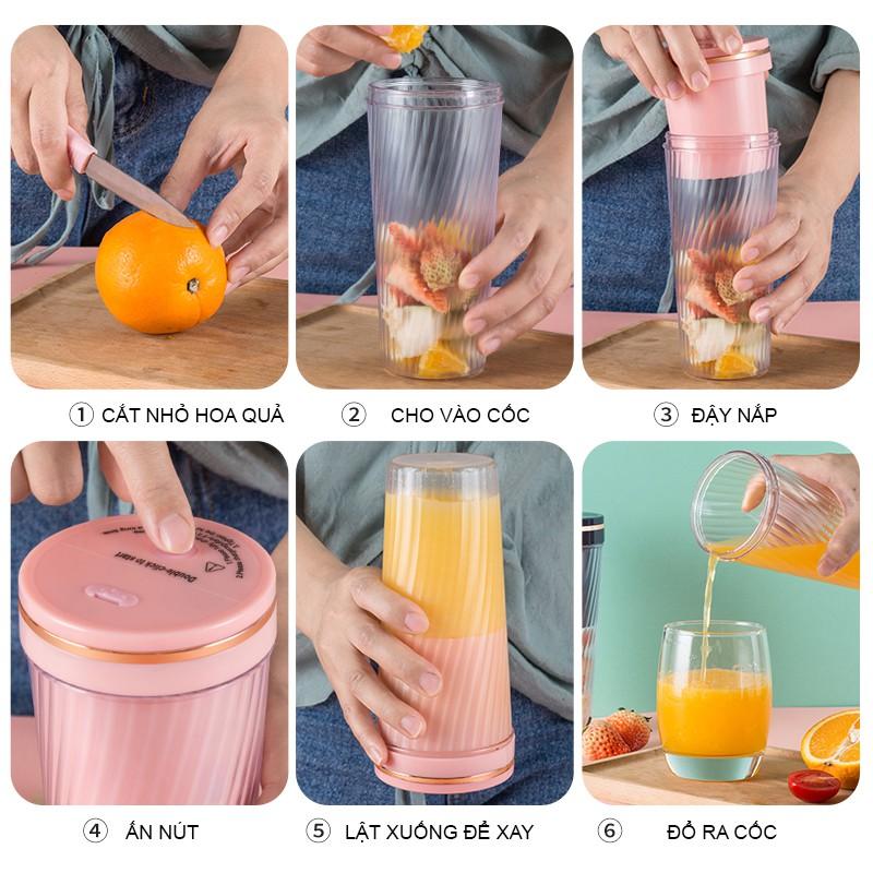 Máy xay sinh tố cầm tay mini đa năng JUICING CUP