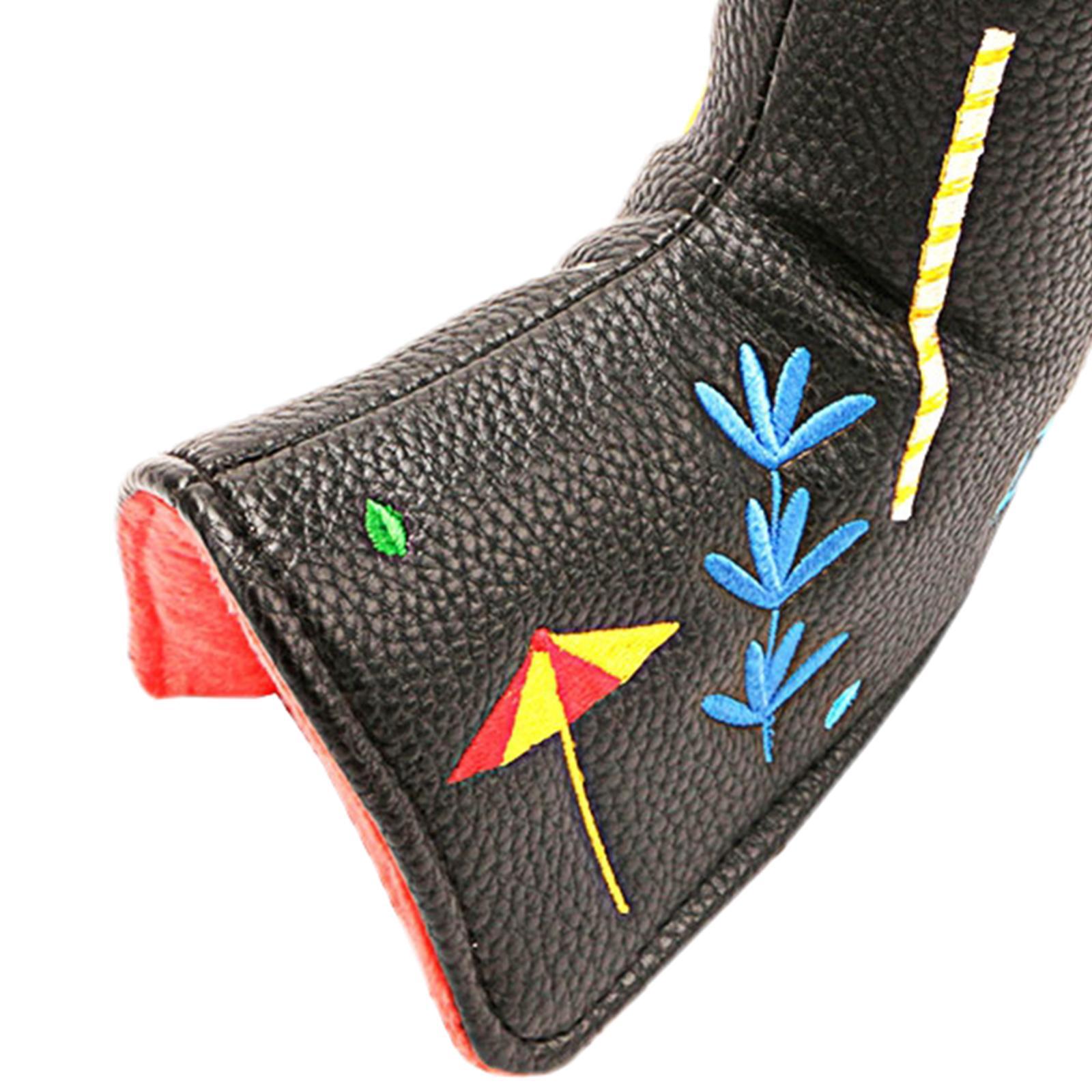 Golf Putter Headcover Club Head Cover Protection Waterproof Black