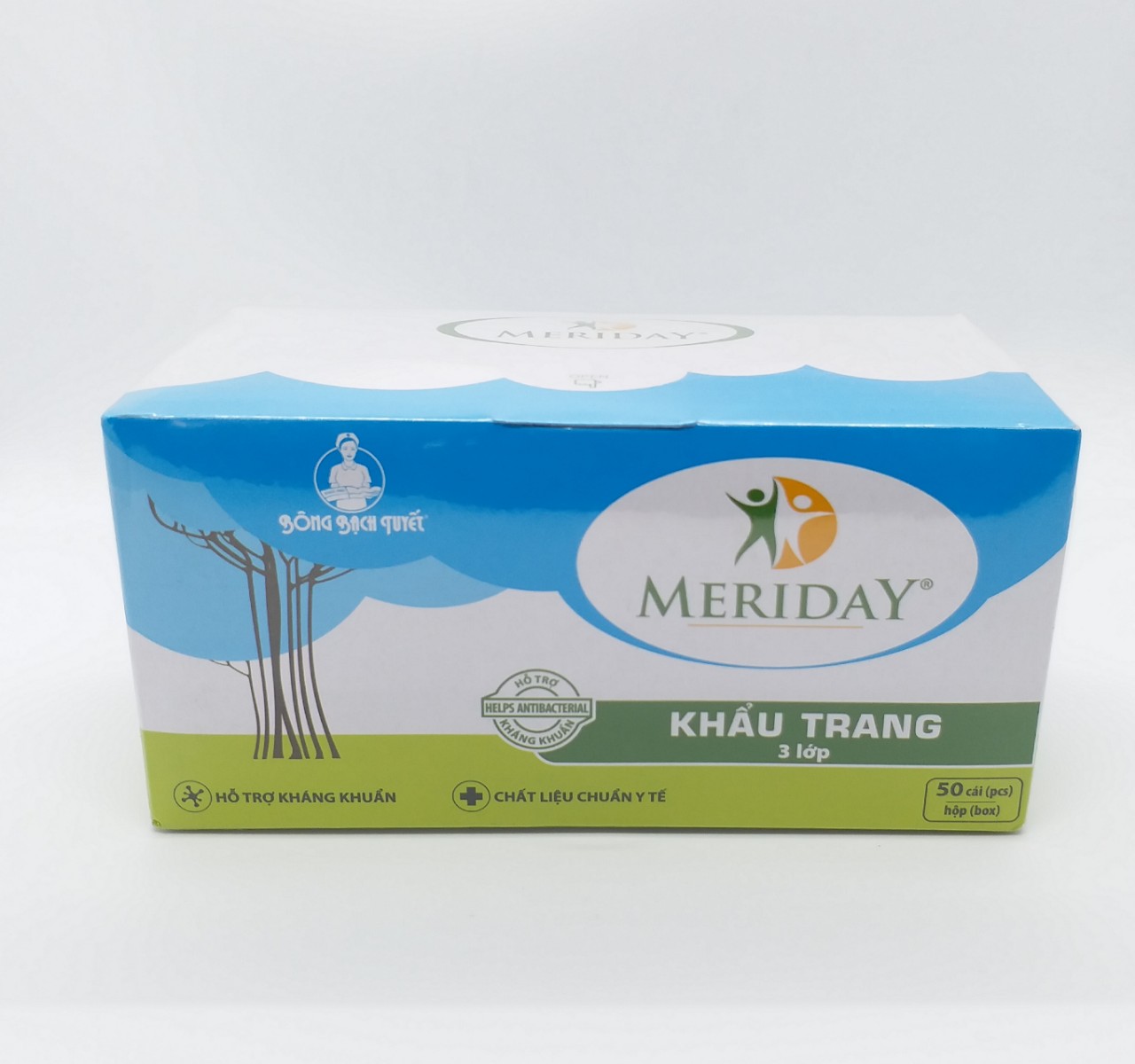 KHẨUTRANG Y TẾ  LỚP XANH. MỘT HỘP 50 CÁI