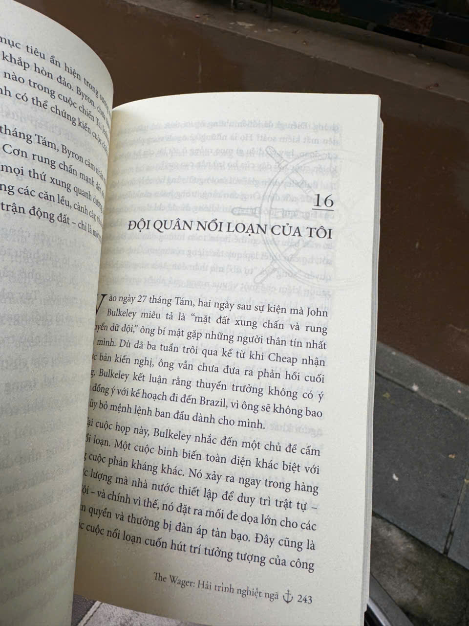 THE WAGER: HẢI TRÌNH NGHIỆT NGÃ - David Grann – Trần Quốc Tân dịch – Huy Hoàng