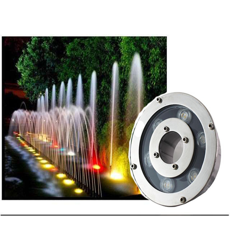 Đèn 6w lỗ âm nước đổi màu 24v