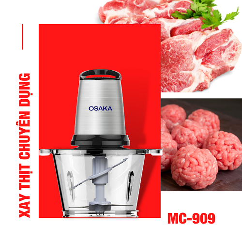 Máy xay thịt cao cấp đa năng MC-909 dung tích 2.0 lít, công suất mạnh - Hàng chính hãng