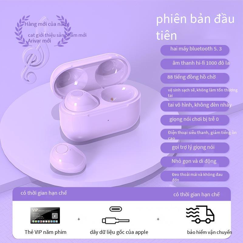 Đảm Bảo Chất LượngTai Nghe Bluetooth Ngủ Không Dây Mẫu Nữ Thu Nhỏ Chất Lượng Cao Giảm Tiếng Ồn Thời Gian Chờ Dài