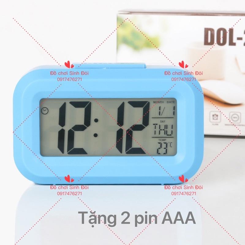 ĐỒNG HỒ BÁO THỨC - tặng 2 pin AAA