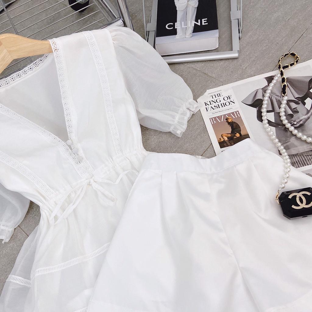 SET ÁO PEPLUM BO EO + SHORT