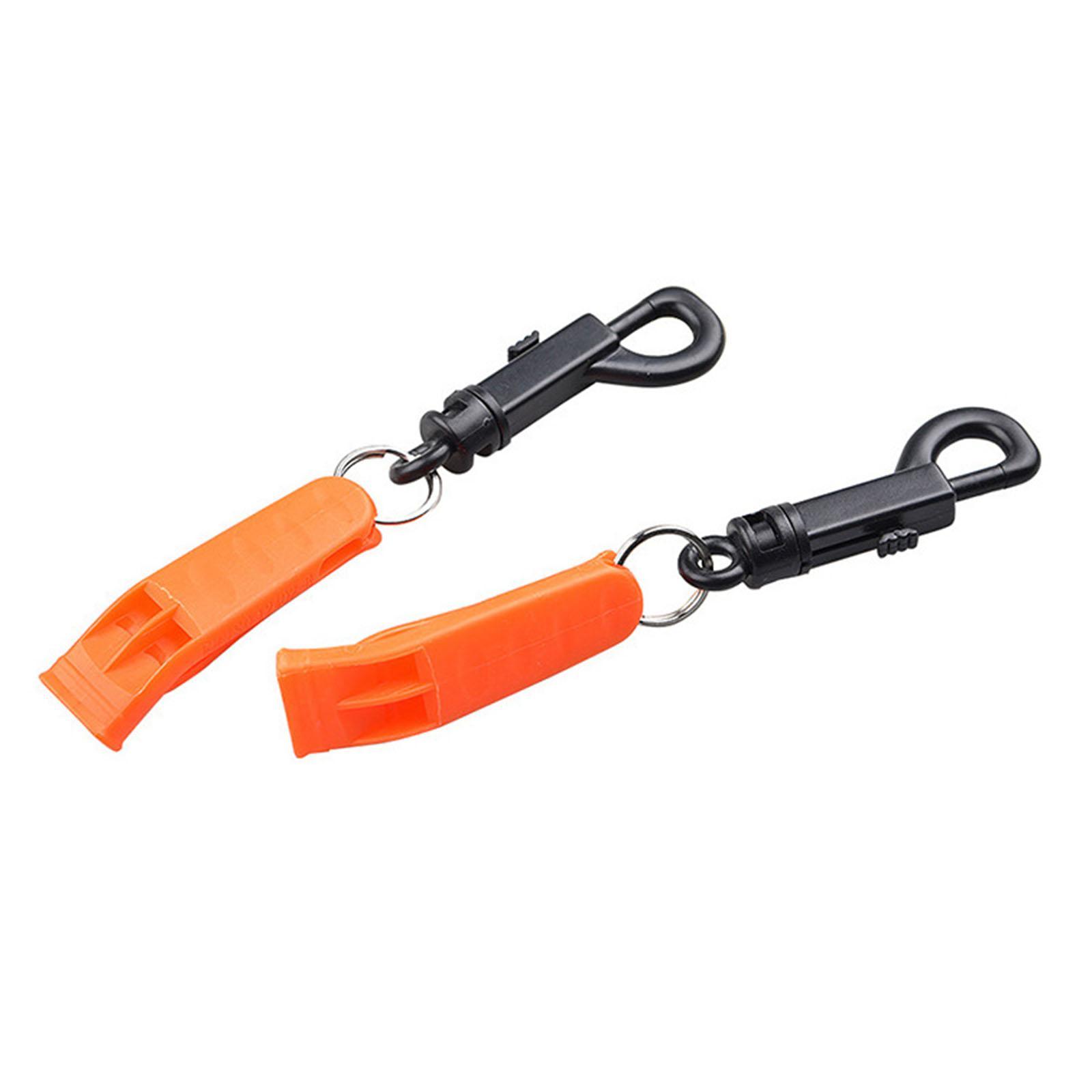 Emergency Whistle, Outdoor Safety Whistle, Kids Adults Loud Sound Lifeguard with Hook for Sports Camping Fishing Boating Hiking