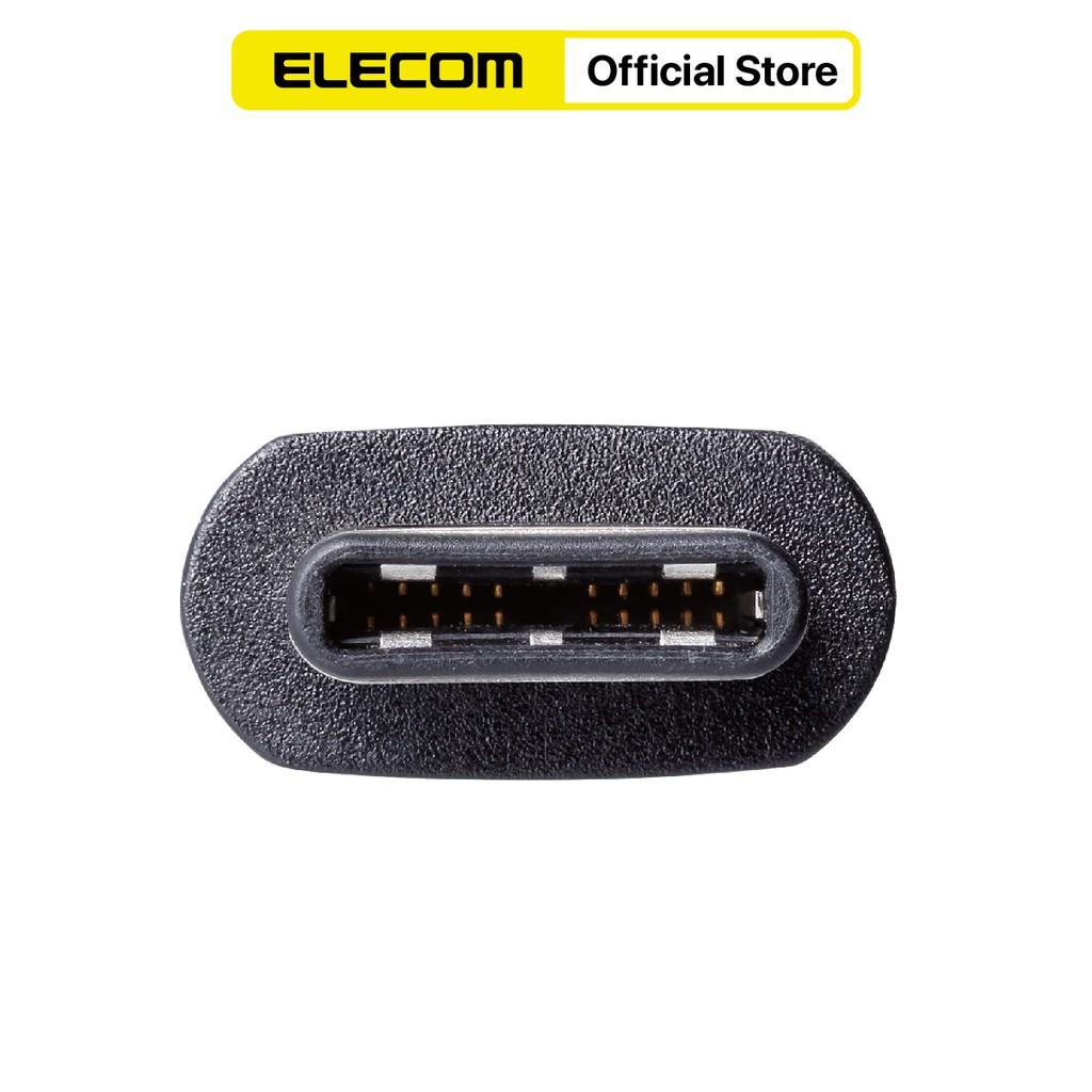 DÂY CÁP USB CHUẨN C (C-C) ELECOM MPA-CC05NBK - Hàng Chính Hãng
