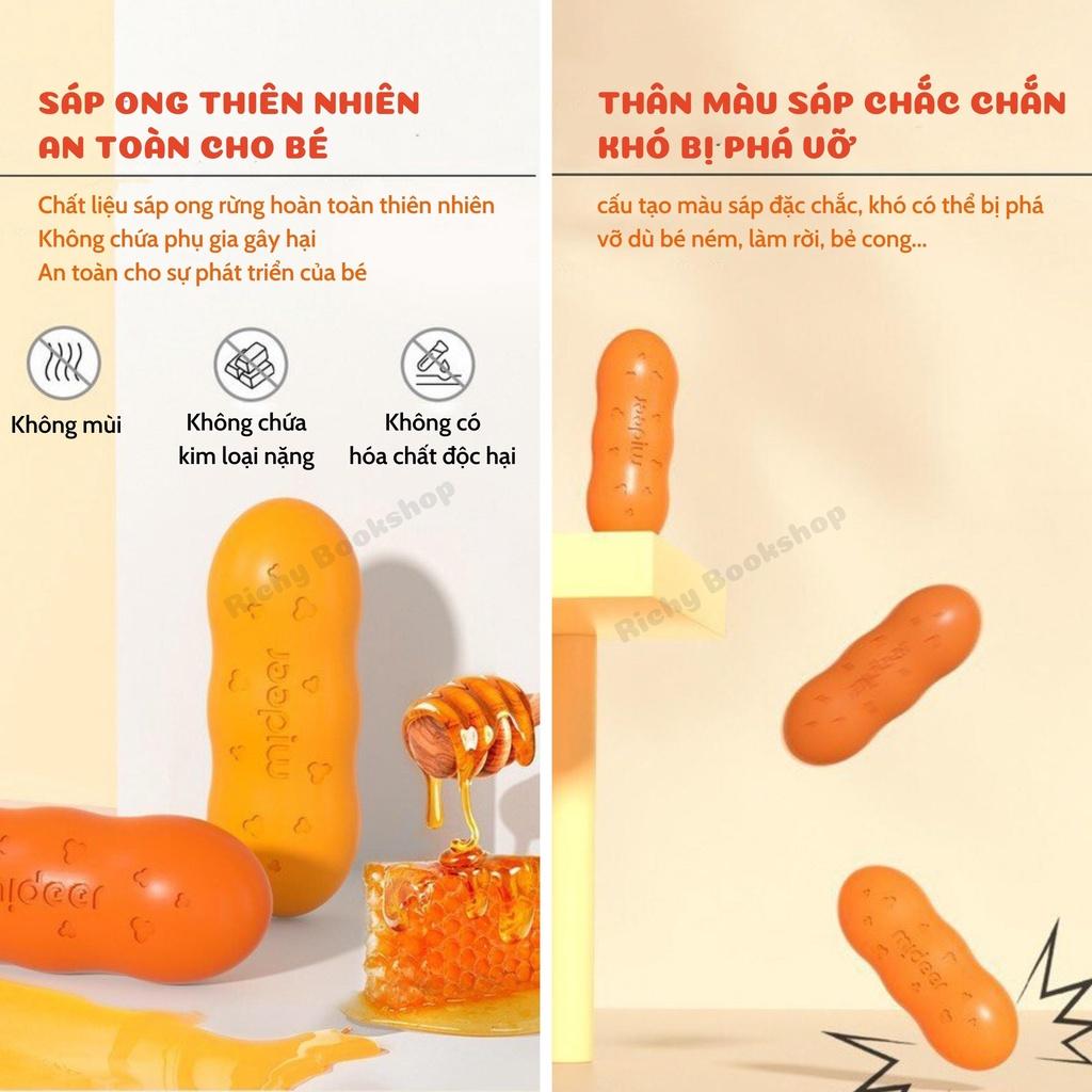 Màu Sáp Lụa Hữu Cơ Quả Đậu - Pease Crayons Mideer Cho Bé Từ 18m