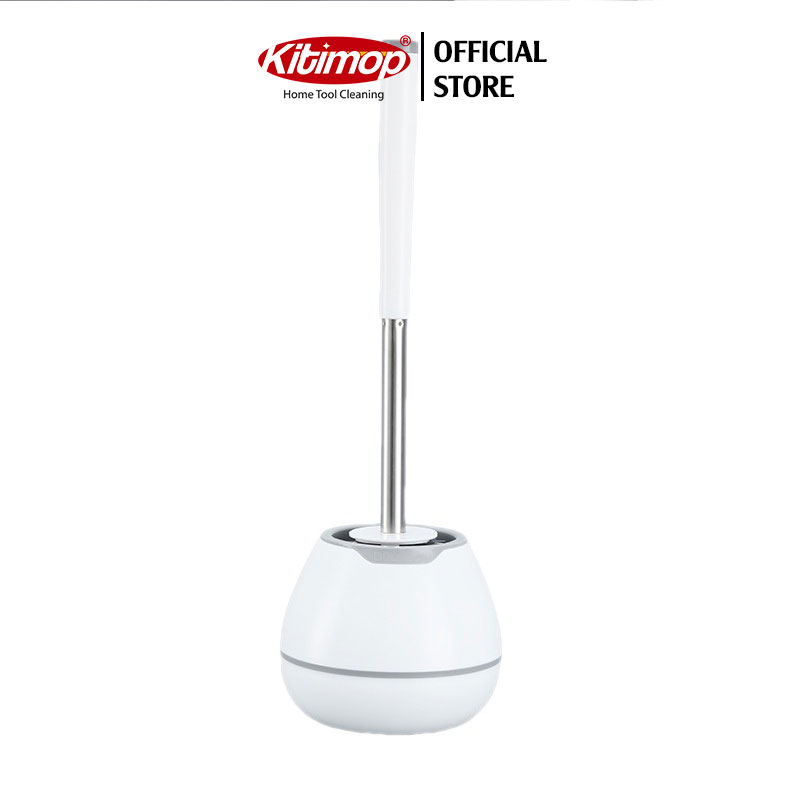 Cọ bồn cầu silicon, cây chà bồn cầu toillet, nhà vệ sinh, nhà tắm - Kitimop TB2