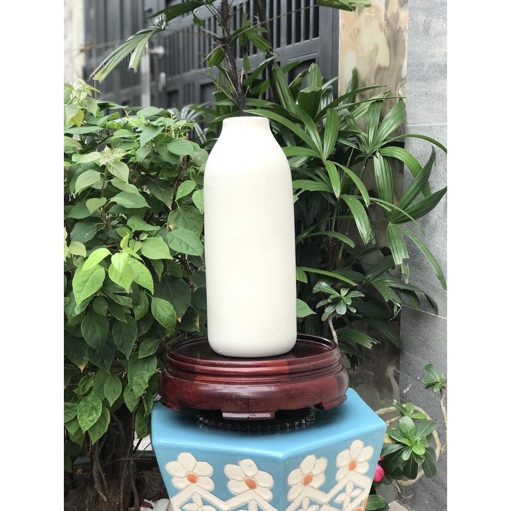 BÌNH HOA GỐM SỨ XUẤT KHẨU TRANG TRÍ DECOR BÌNH CẤM HOA XK03